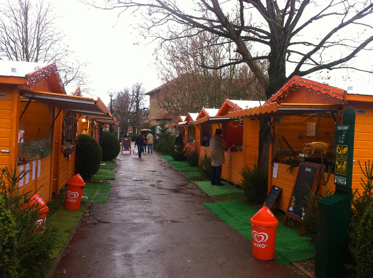 Stand marché de Noël